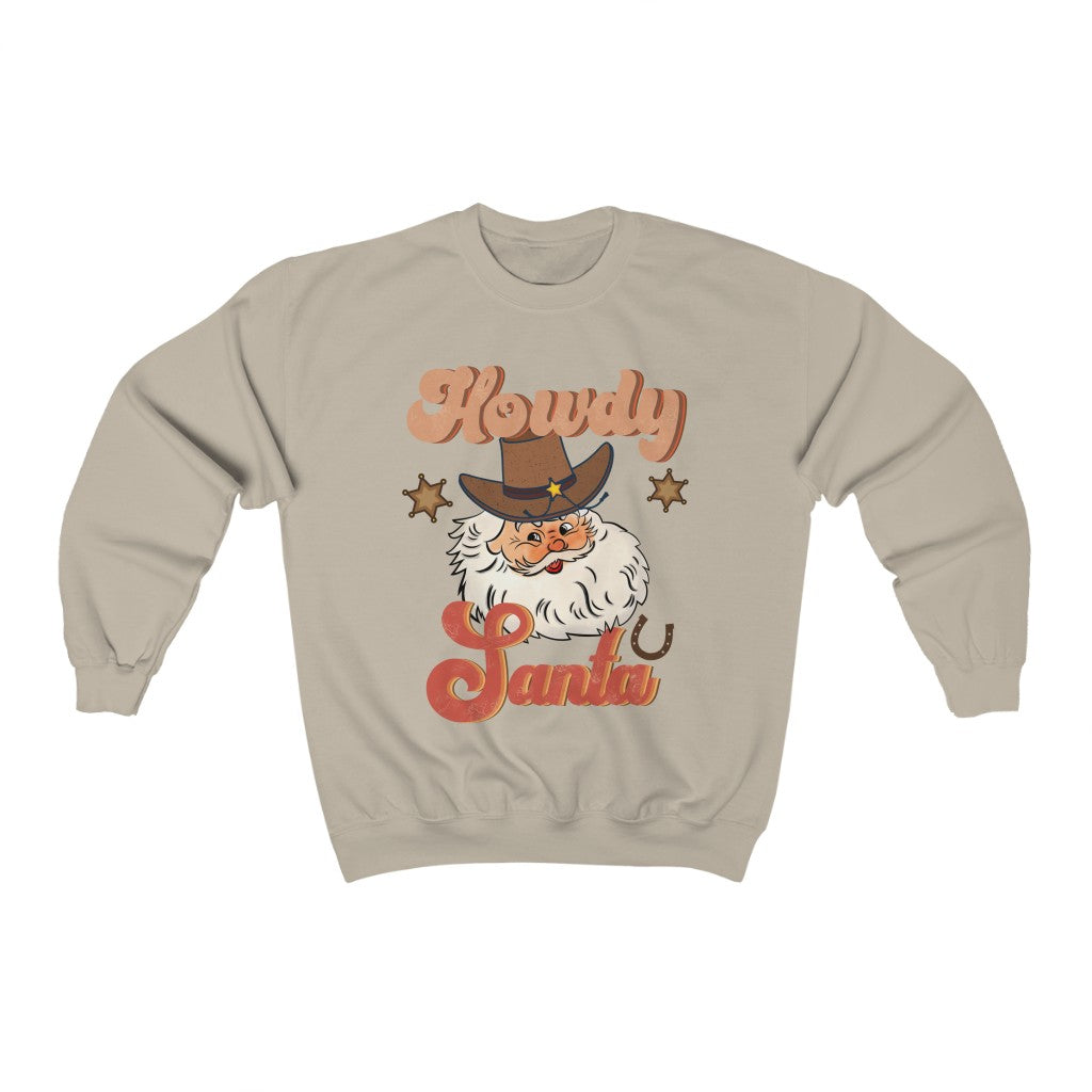 Howdy Santa Sweatshirt - Happy Place Studio