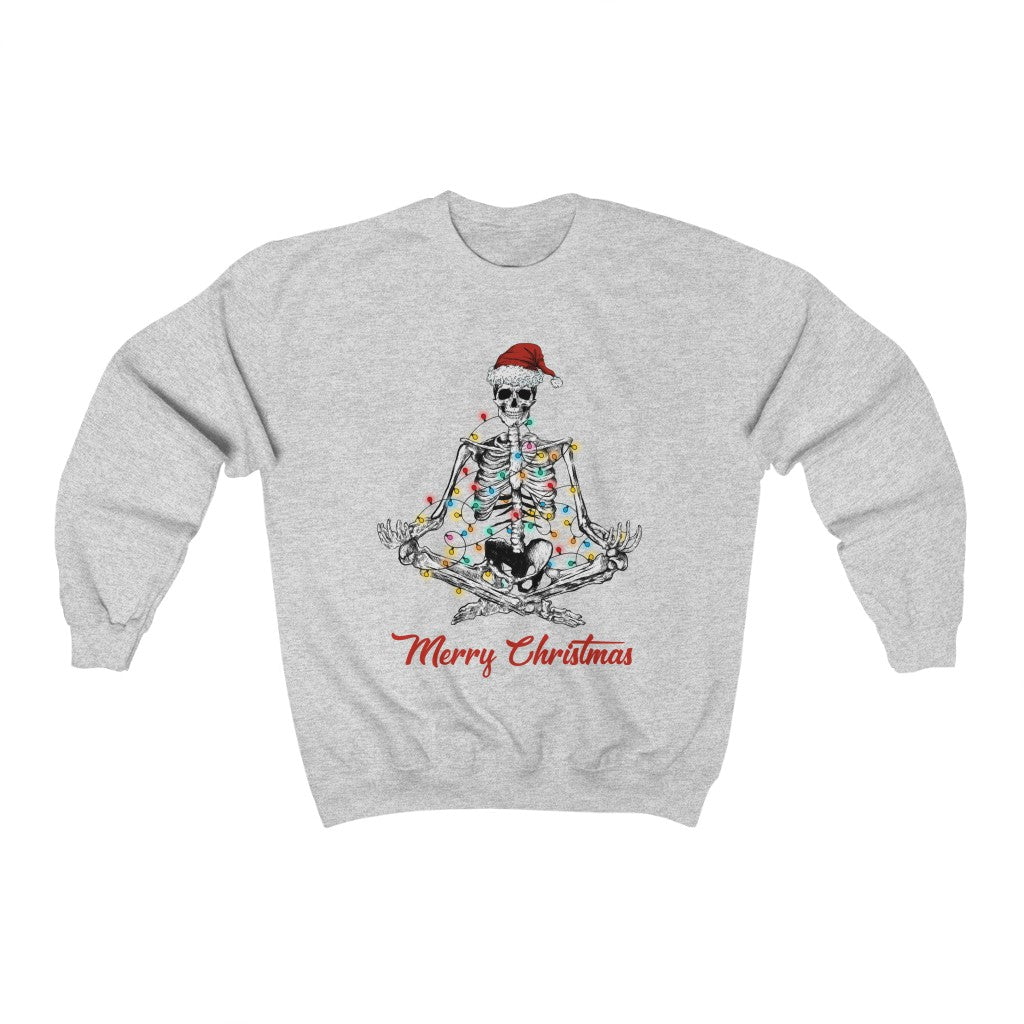 Yoga Christmas Sweatshirt - Happy Place Studio