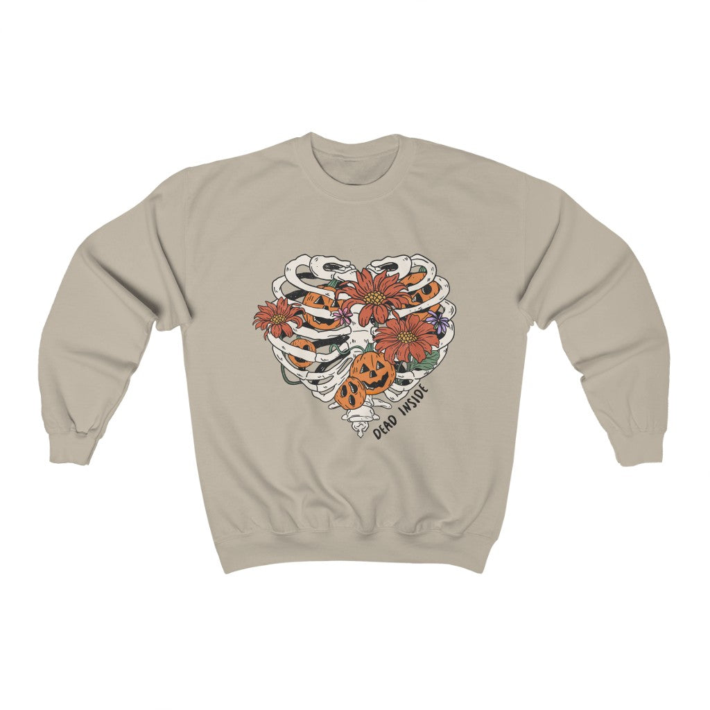 Dead Inside Halloween Sweatshirt - Happy Place Studio