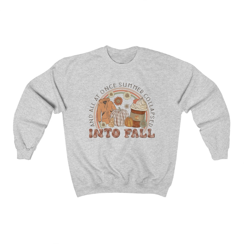 Fall Pumpkin Sweatshirt - Happy Place Studio