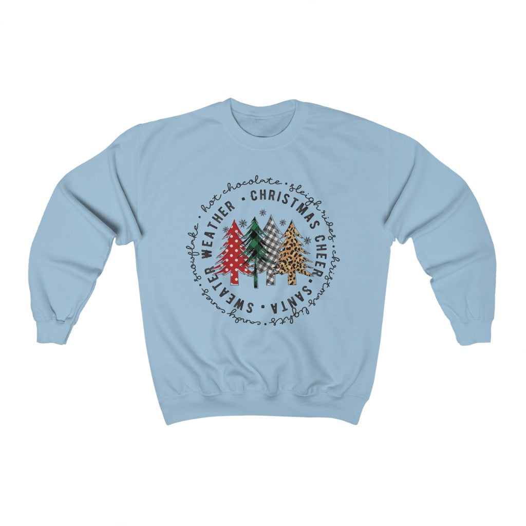 Christmas Tree Vibes Sweatshirt - Happy Place Studio