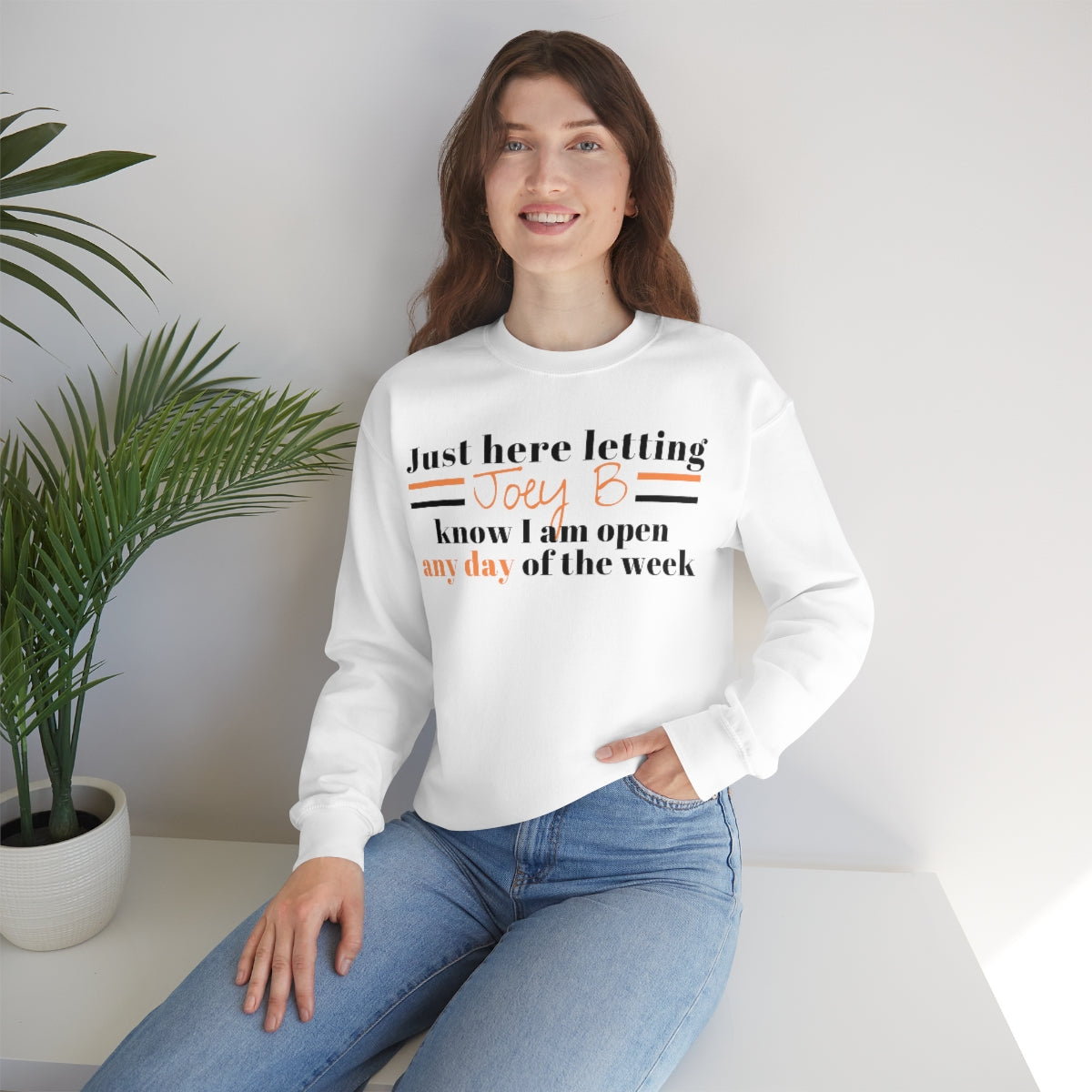 Joe Burrow Open Crewneck Sweatshirt - Happy Place Studio