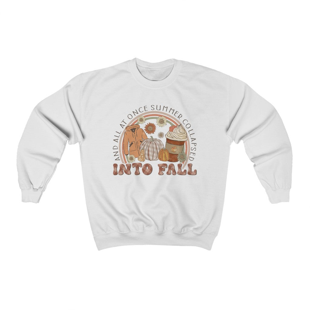Fall Pumpkin Sweatshirt - Happy Place Studio