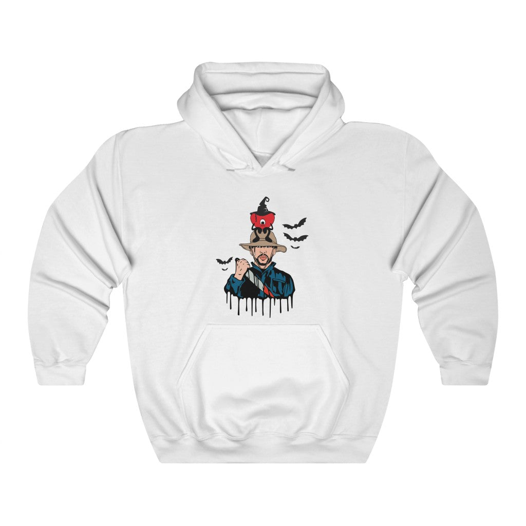 Bad Bunny Halloween Center Hoodie Sweatshirt - Happy Place Studio