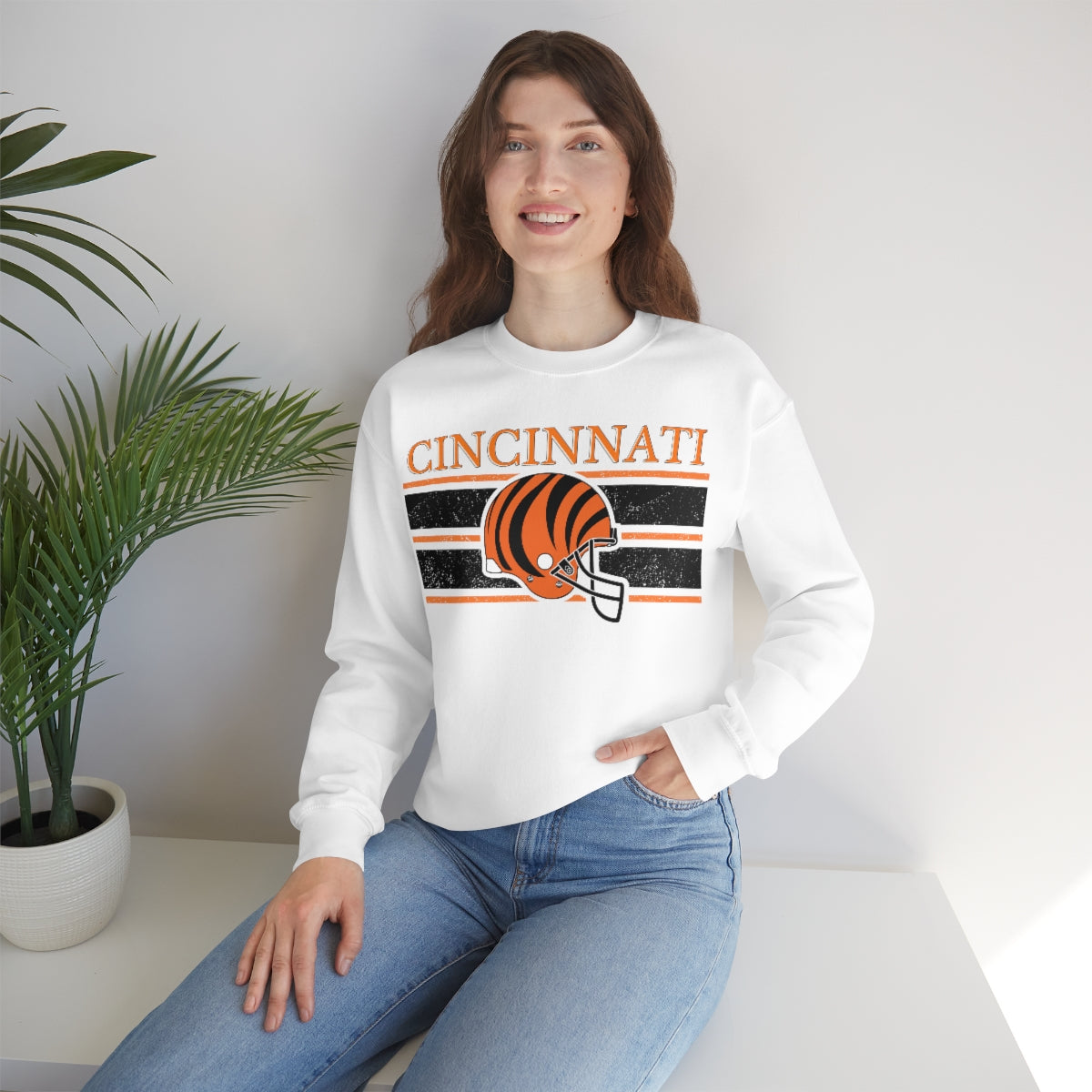 Vintage Cincinnati Crewneck Sweatshirt - Happy Place Studio