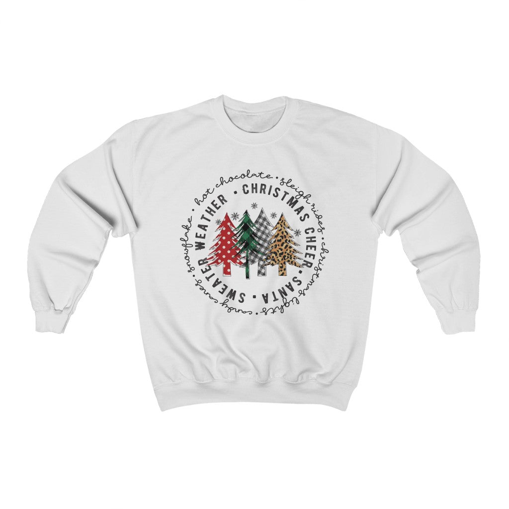 Christmas Tree Vibes Sweatshirt - Happy Place Studio