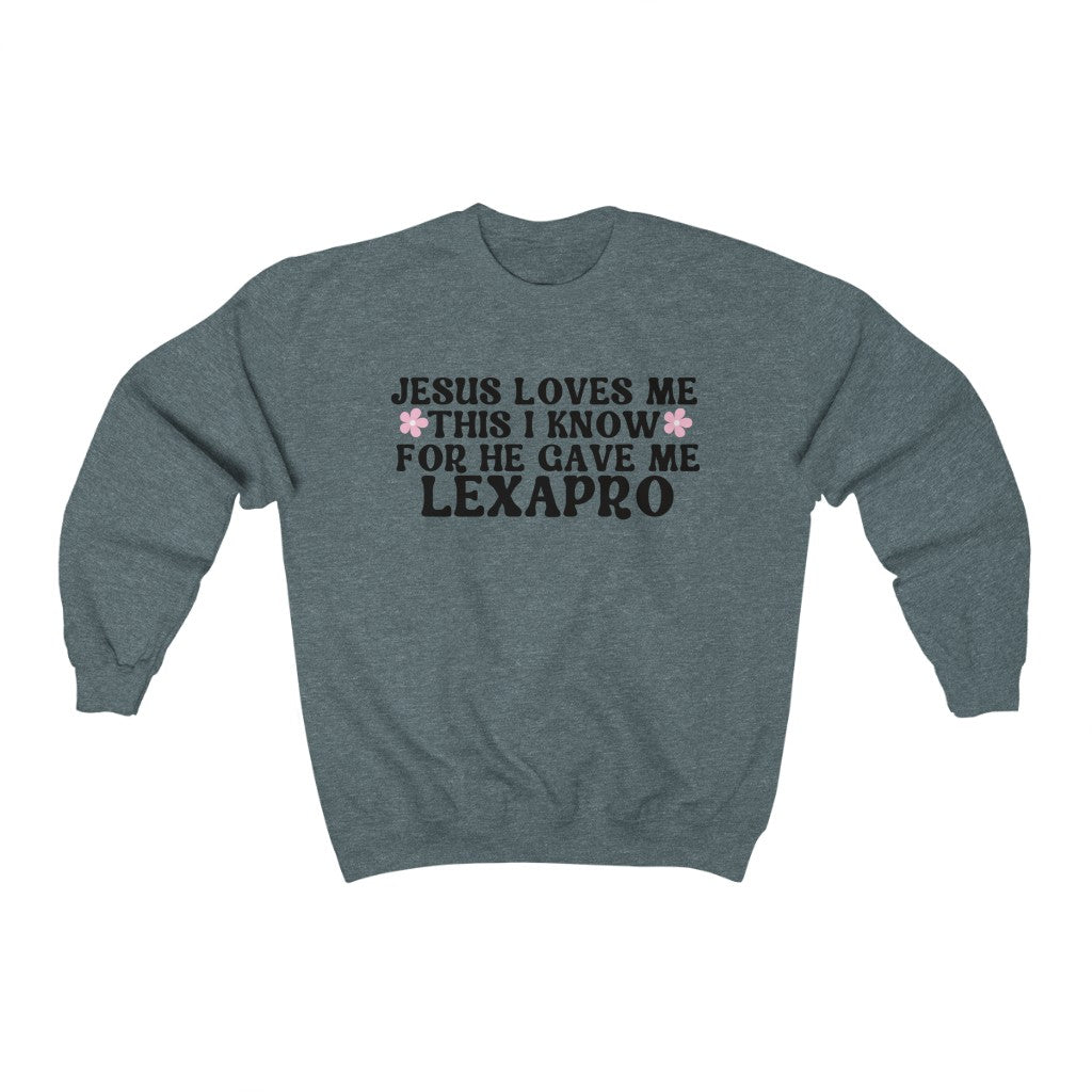 Jesus Loves Me Crewneck - Happy Place Studio