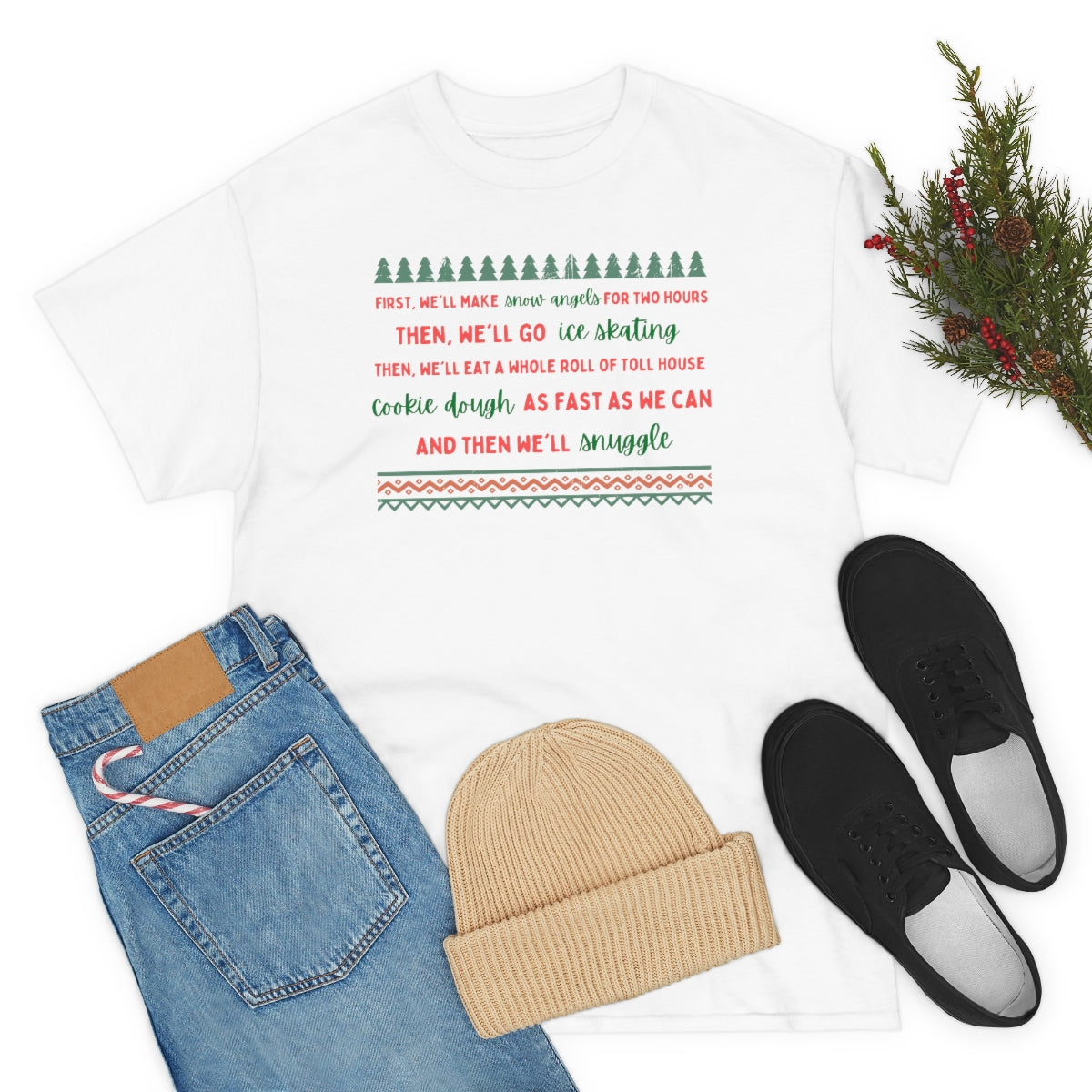 Christmas Elf Heavy Cotton Tee - Happy Place Studio