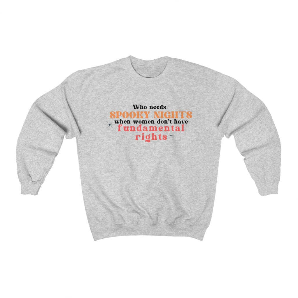 Pro Choice Halloween Sweatshirt - Happy Place Studio