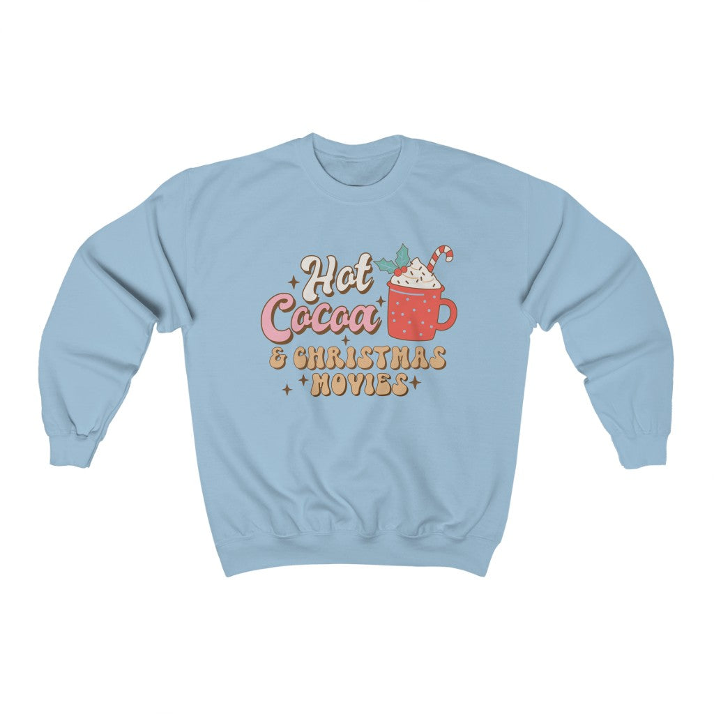Hot Cocoa and Christmas Vibes Sweatshirt - Happy Place Studio