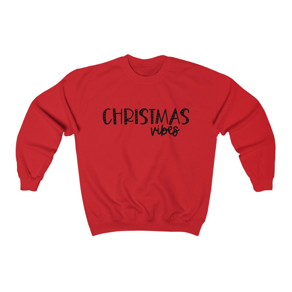 Minimal Christmas Vibes Sweatshirt - Happy Place Studio