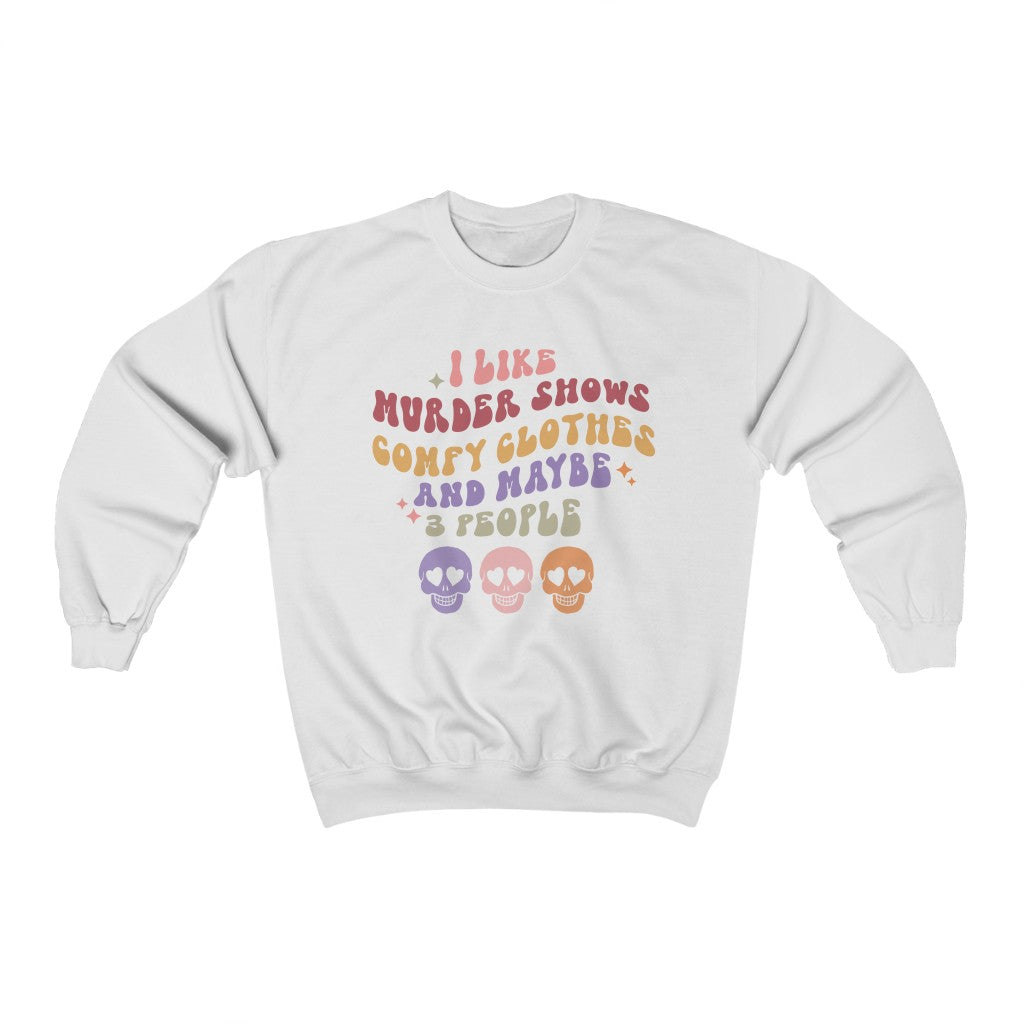 Murder Shows Halloween Sweater - Happy Place Studio