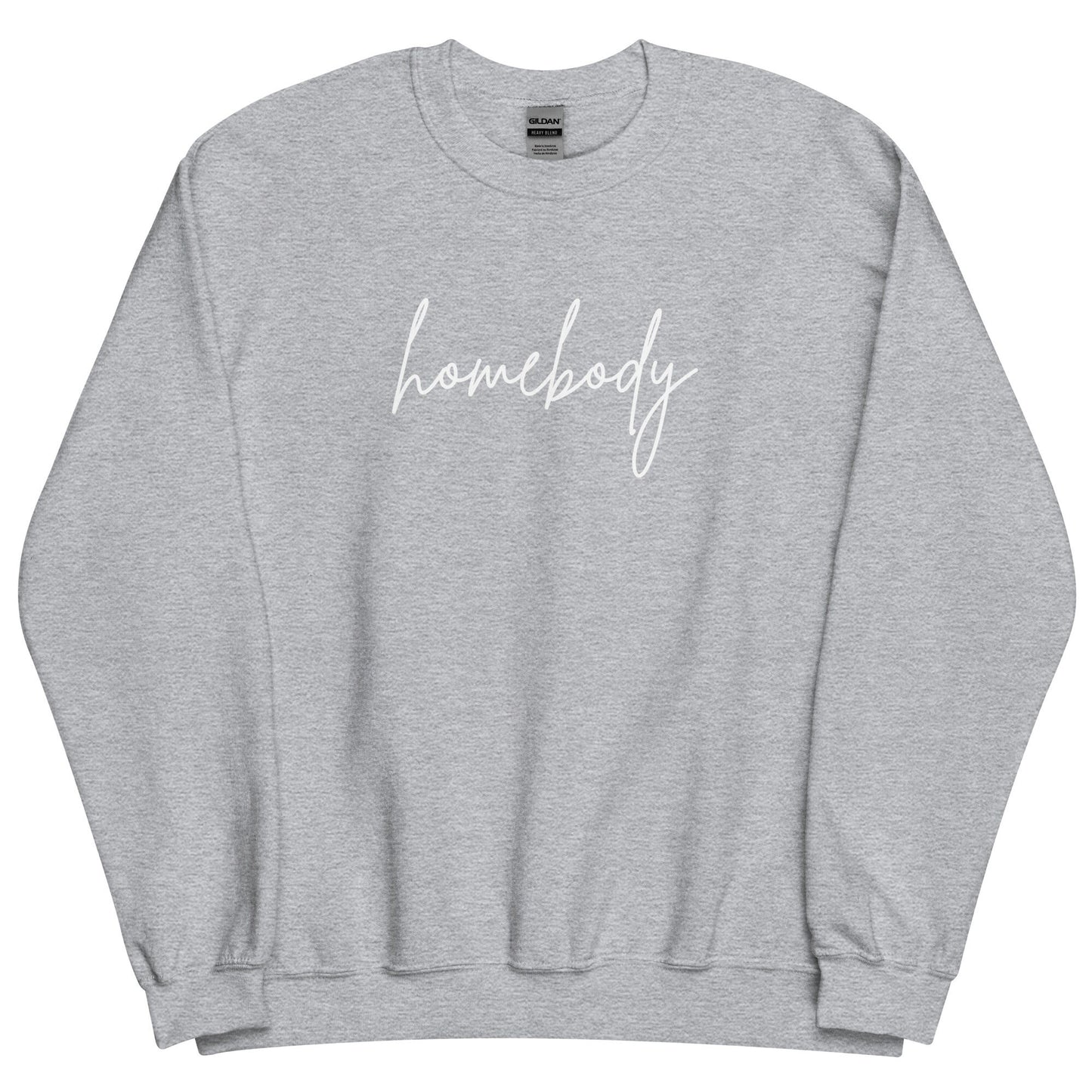 Homebody Embroidered Sweatshirt,Homebody Women’s Sweatshirt, Cute Women's Graphic sweatshirt, Homebody Shirt, Gift for homebody - Happy Place Studio