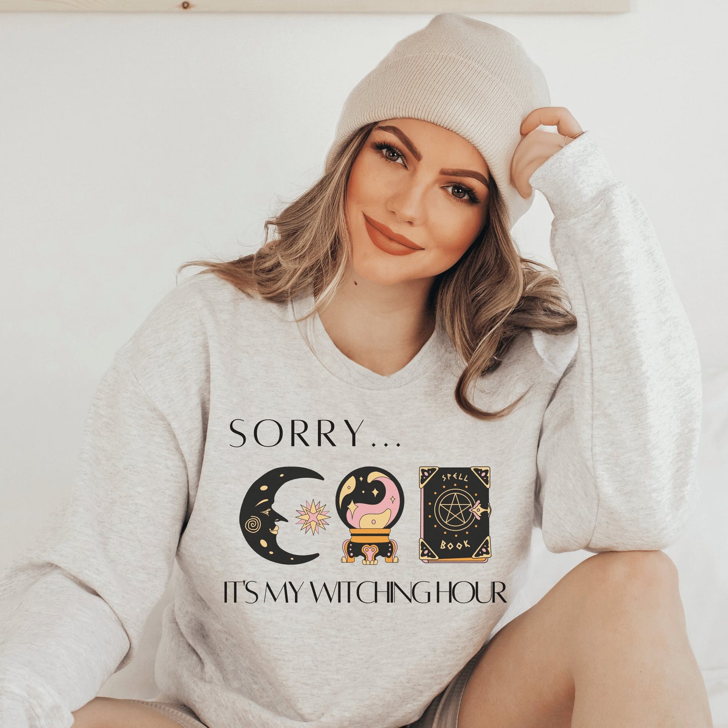Tarot Card Sweatshirt,Witchy Tarot Sweatshirt, Mystical Sweatshirt, Nature Sweatshirt,Forestcore Sweatshirt, Witchy Clothing, Witchy Clothes - Happy Place Studio