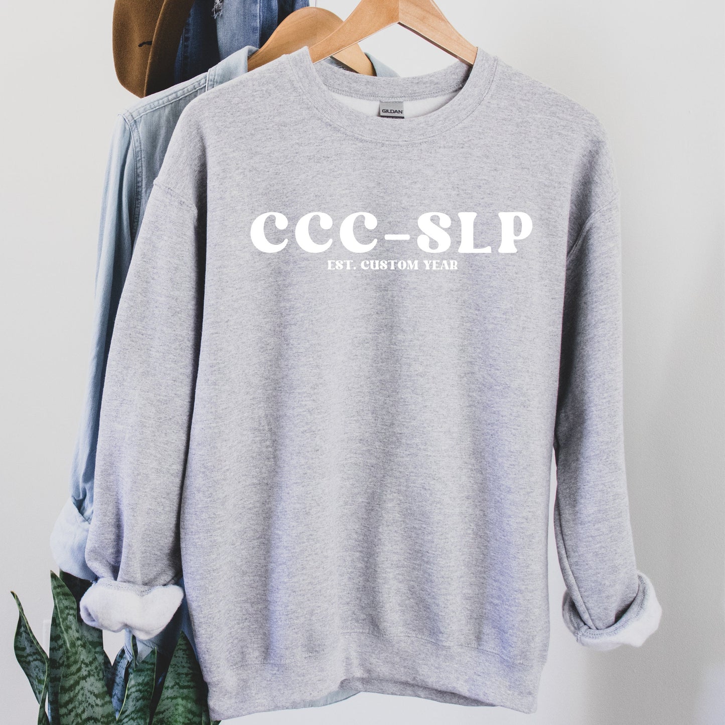 Custom speech therapist sweatshirt, SLP, Speech Language Pathologist Therapist Gift Sweatshirt, gift for SLP, gift for speech therapist - Happy Place Studio