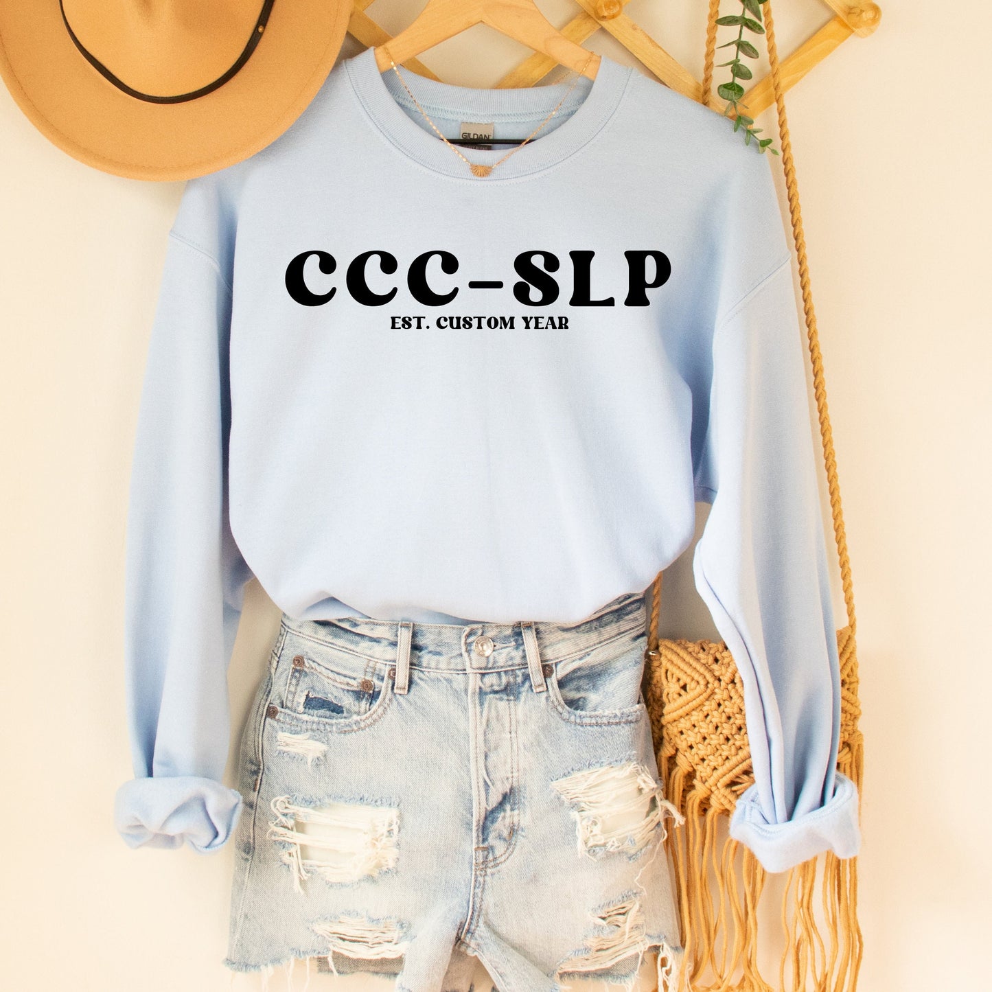 Custom speech therapist sweatshirt, SLP, Speech Language Pathologist Therapist Gift Sweatshirt, gift for SLP, gift for speech therapist - Happy Place Studio