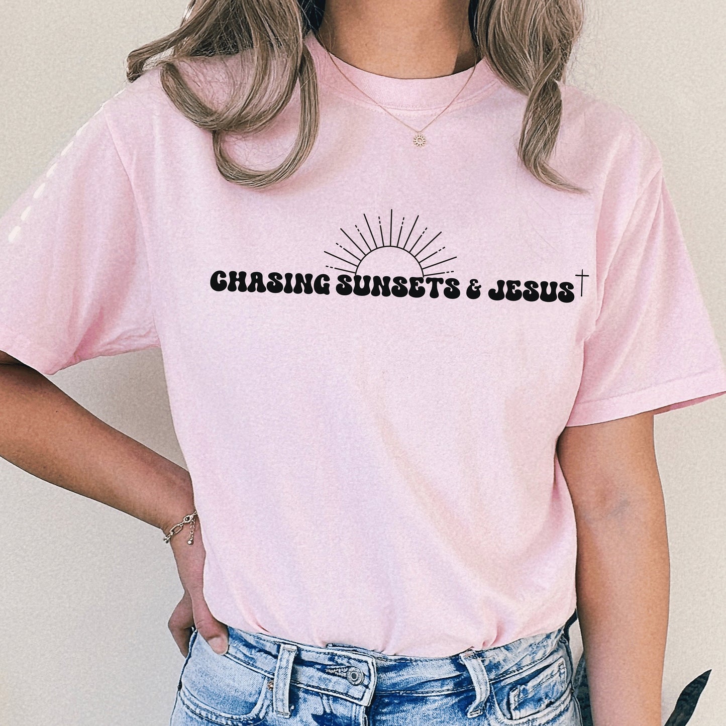 Comfort Colors® Jesus Shirt, Jesus is King Shirt, Christian Streetwear, Scripture Shirt, Jesus Loves You, Faith Over Fear, Love Like Jesus - Happy Place Studio