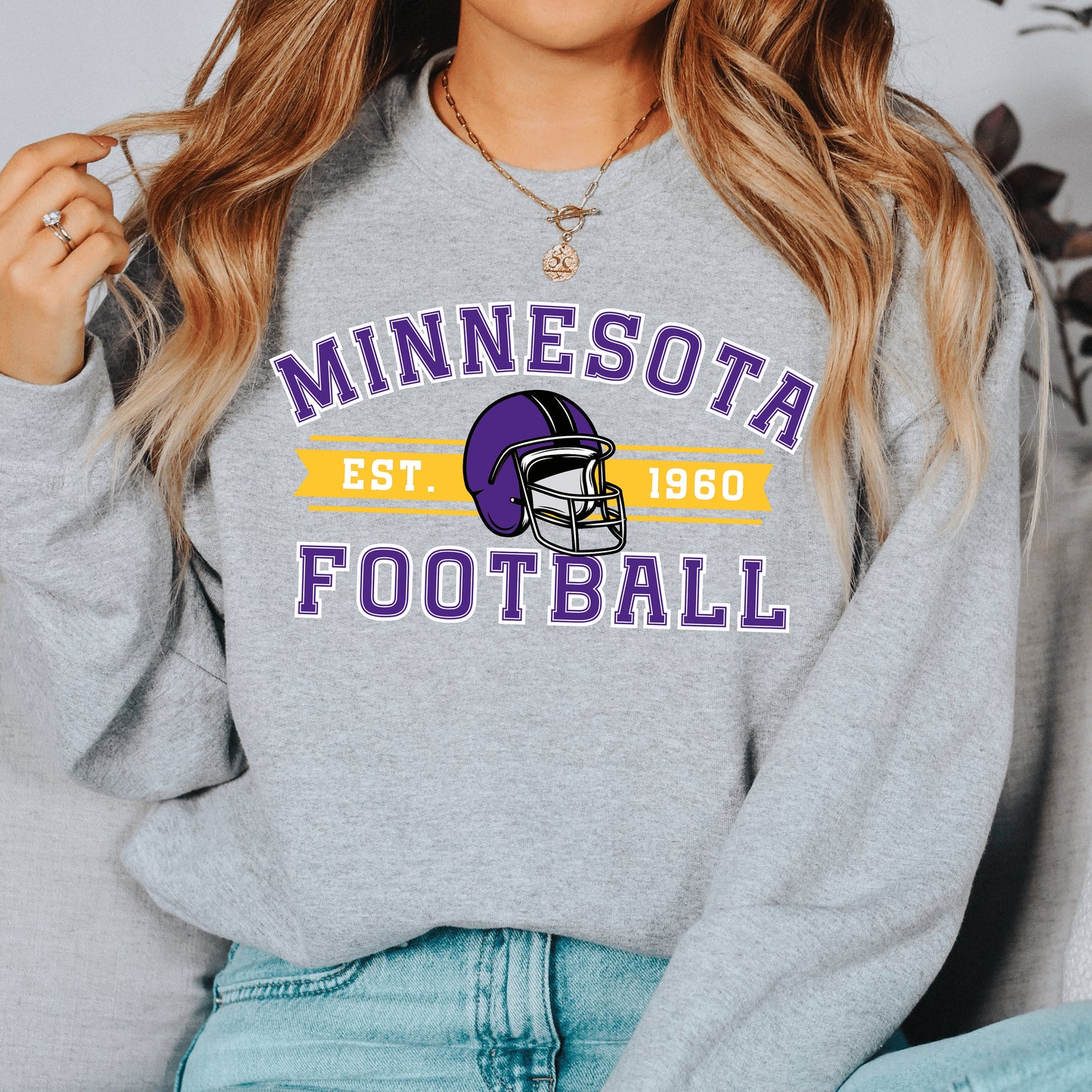 Justin Jefferson Sweatshirt - Happy Place Studio