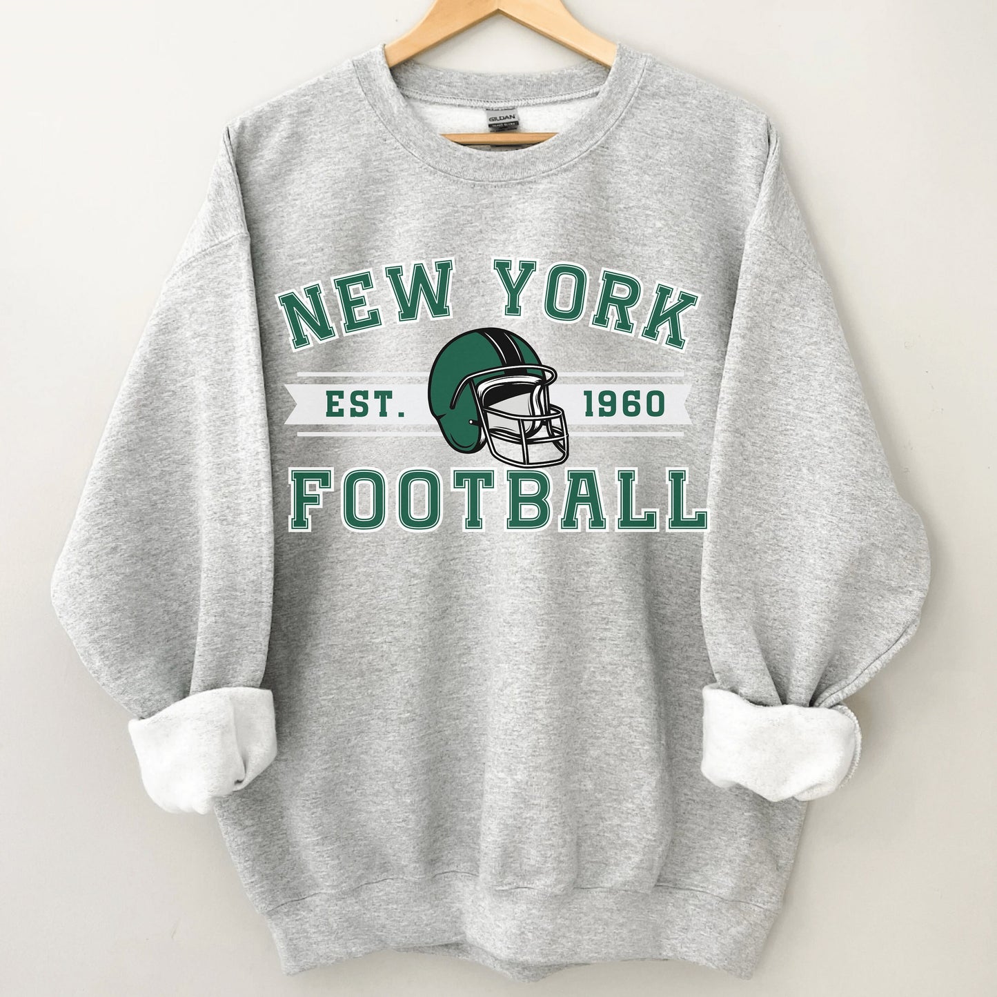 New York Football Jets Sweatshirt - Happy Place Studio