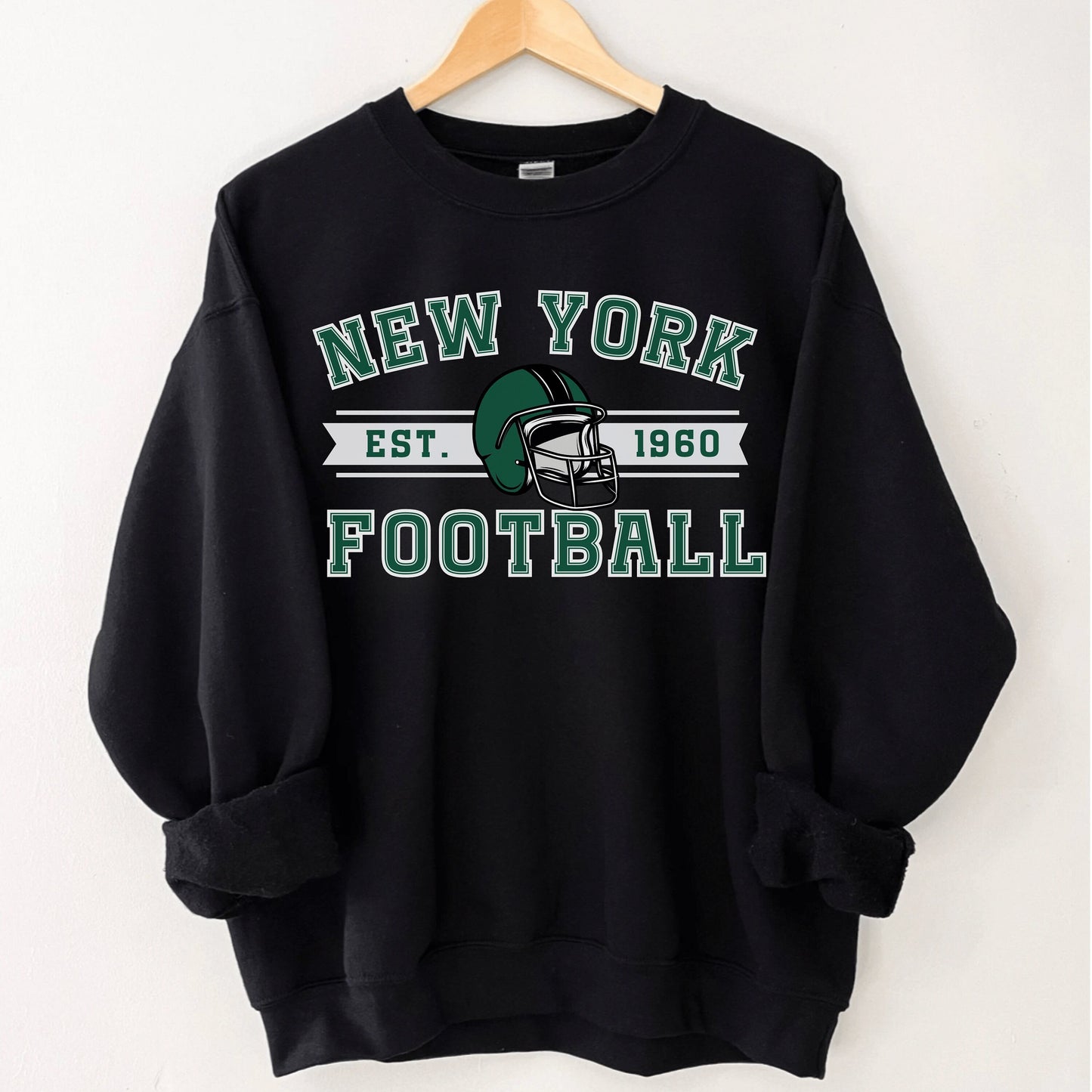 New York Football Jets Sweatshirt - Happy Place Studio