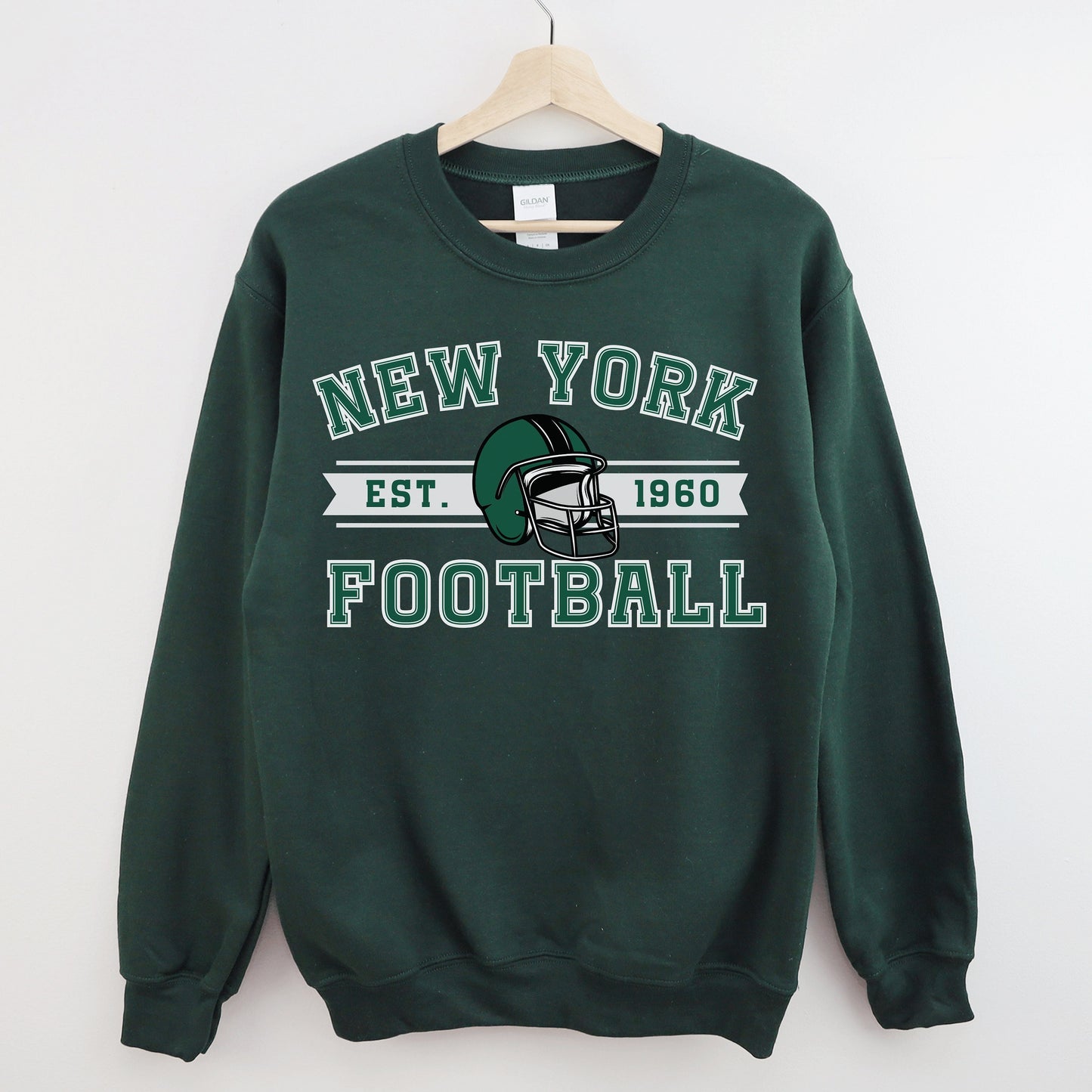 New York Football Jets Sweatshirt - Happy Place Studio
