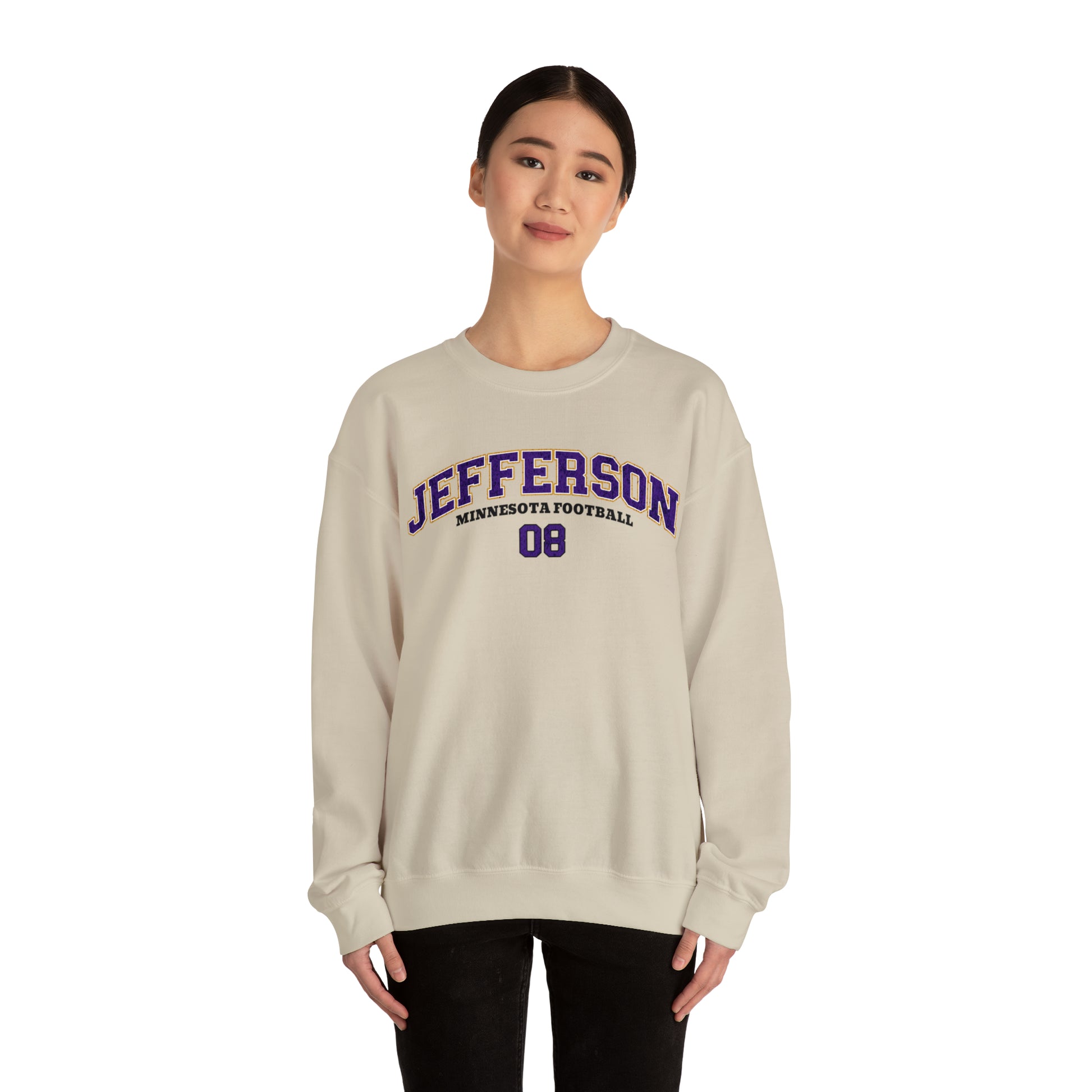 Justin Jefferson Sweatshirt, Minnesota Football Sweatshirt,Justin Jefferson Crewneck,Skol Minnesota,Justin Jefferson Shirt,Viking Sweatshirt - Happy Place Studio