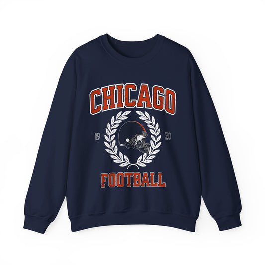 Chicago Football Sweatshirt, Vintage Bear Football Crewneck, Retro Chicago Football Shirt, Chicago Football, Bear Sweatshirt, Caleb Williams