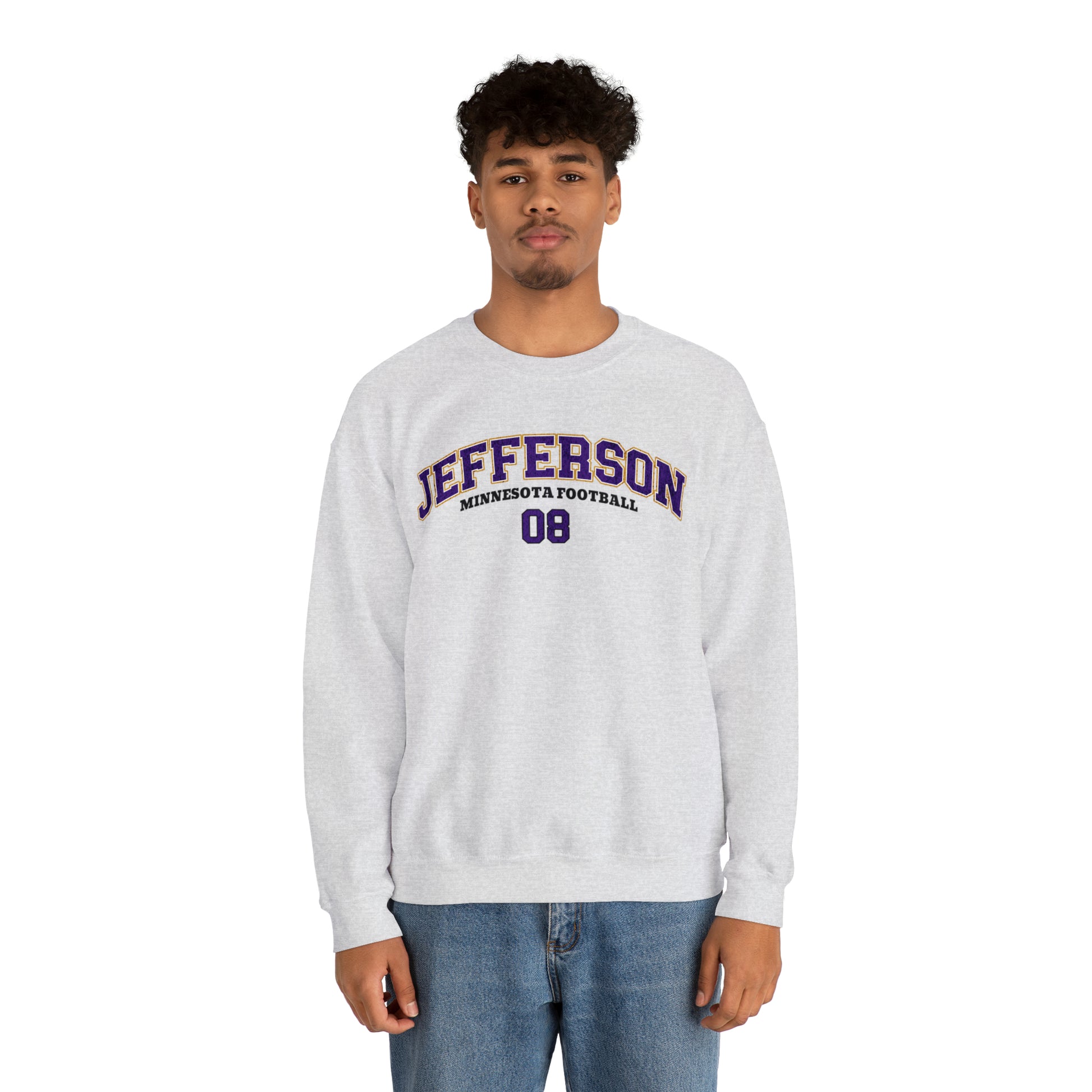 Justin Jefferson Sweatshirt, Minnesota Football Sweatshirt,Justin Jefferson Crewneck,Skol Minnesota,Justin Jefferson Shirt,Viking Sweatshirt - Happy Place Studio