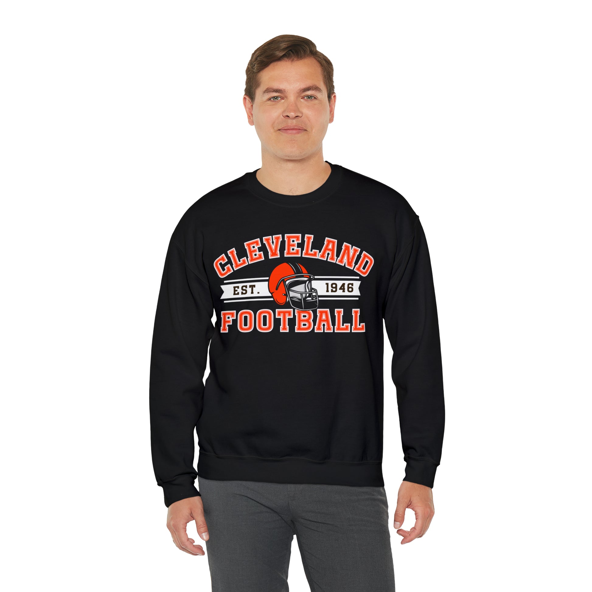Cleveland Football Sweatshirt - Happy Place Studio