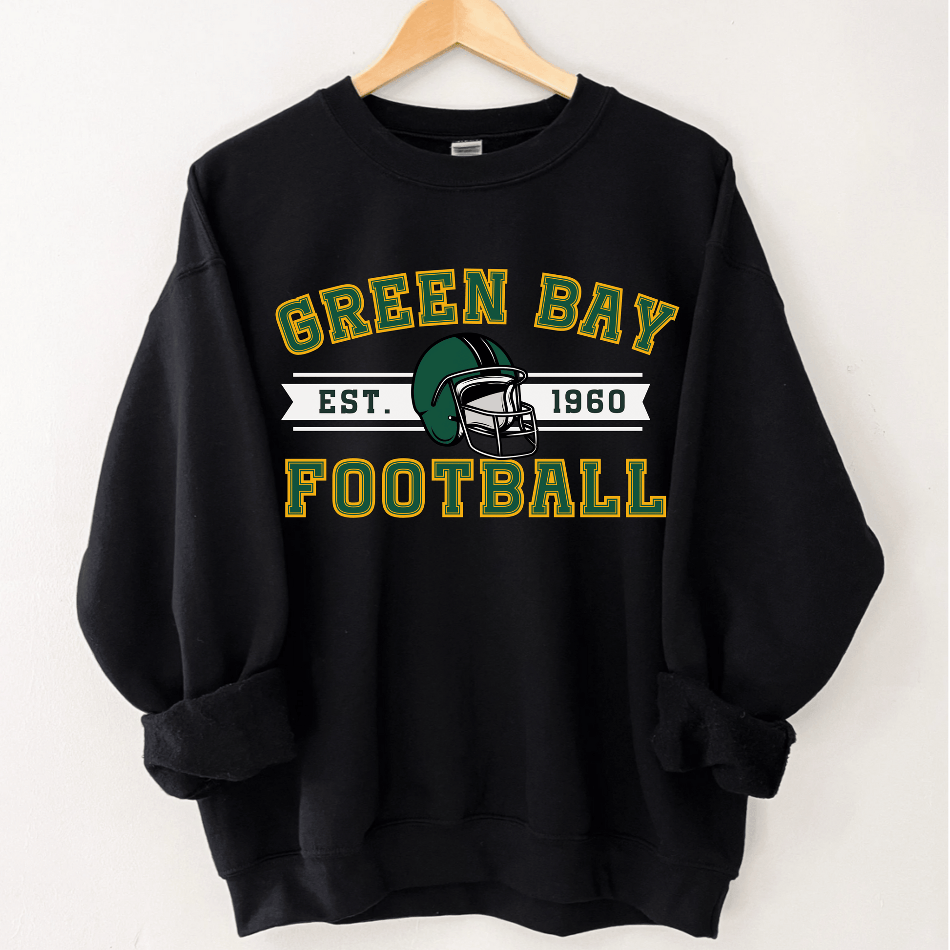 Green Bay Football Sweatshirt - Happy Place Studio