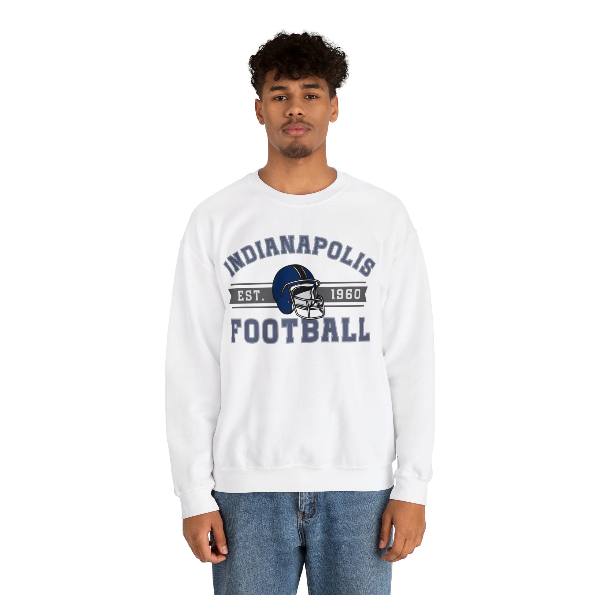 Indianapolis Football Sweatshirt - Happy Place Studio