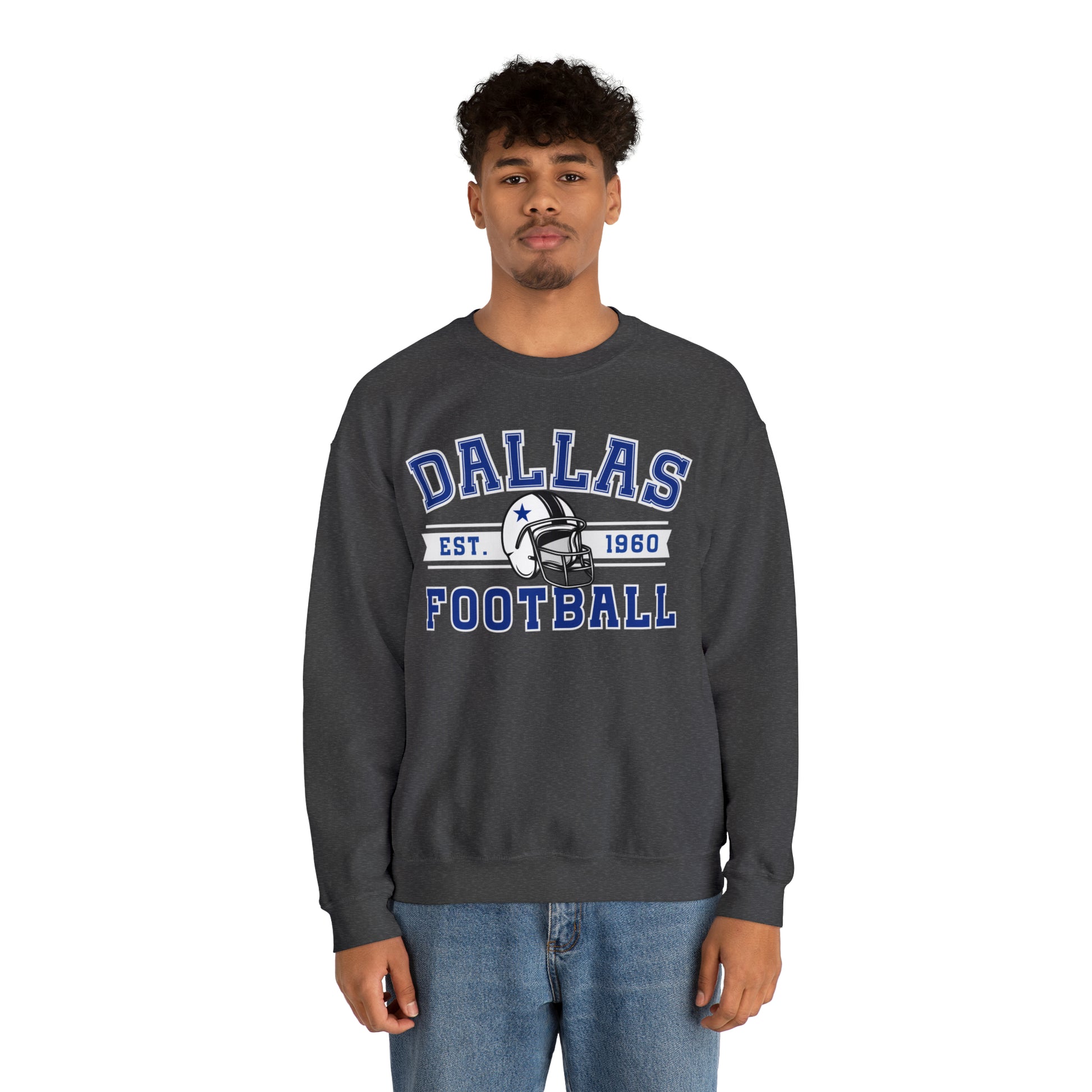 Dallas Football Sweatshirt - Happy Place Studio