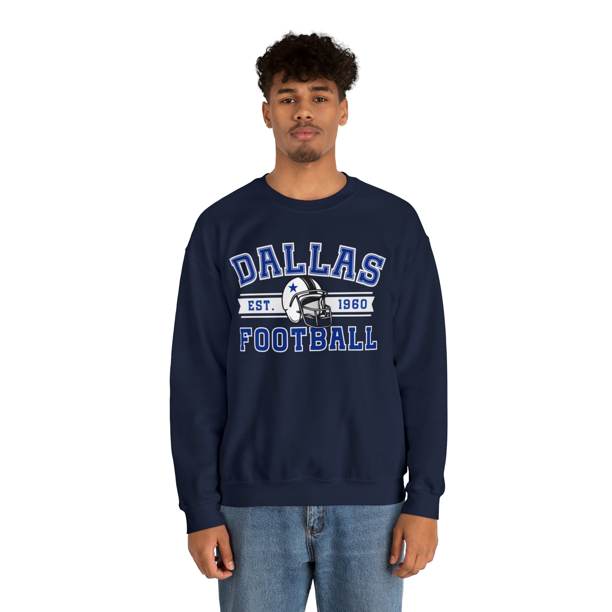 Dallas Football Sweatshirt - Happy Place Studio