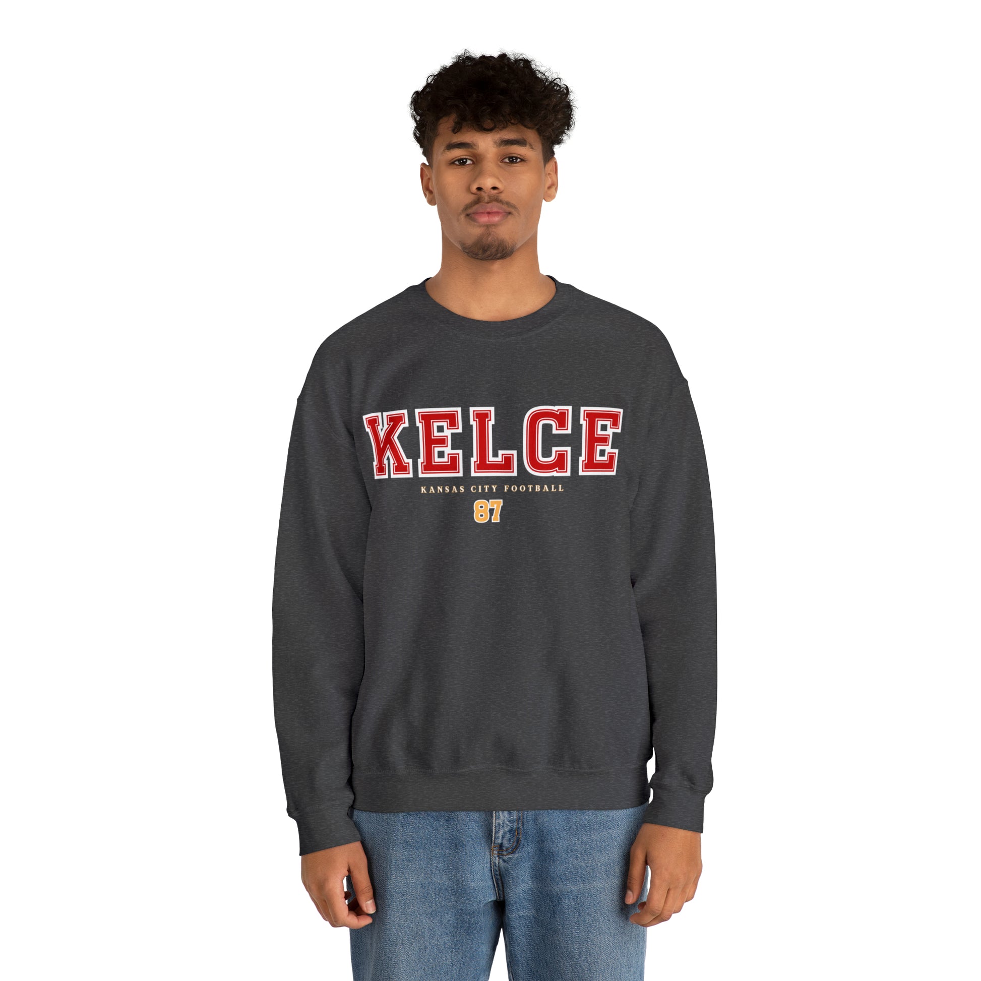Travis Kelce 87 Sweatshirt - Happy Place Studio