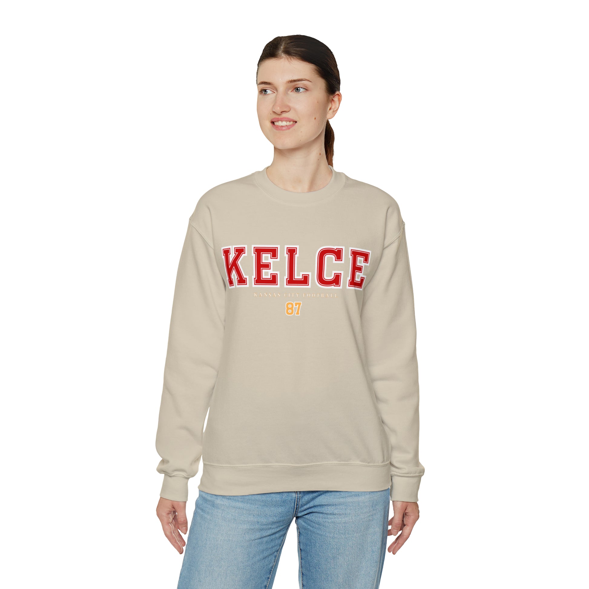 Travis Kelce 87 Sweatshirt - Happy Place Studio