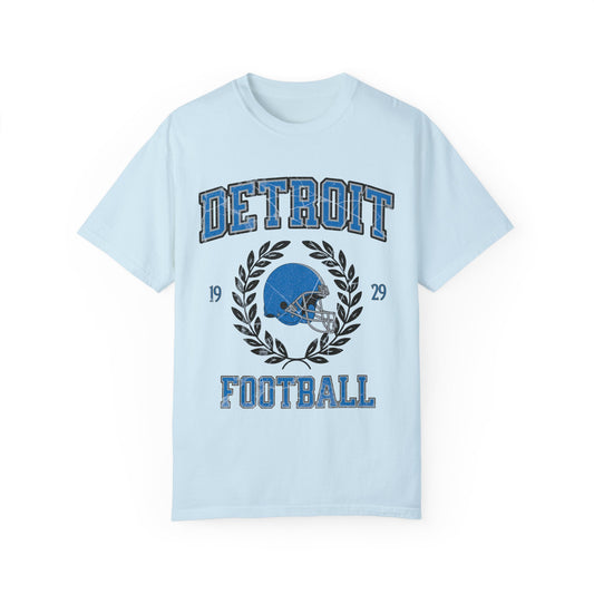 Comfort Colors Detroit Football Shirt