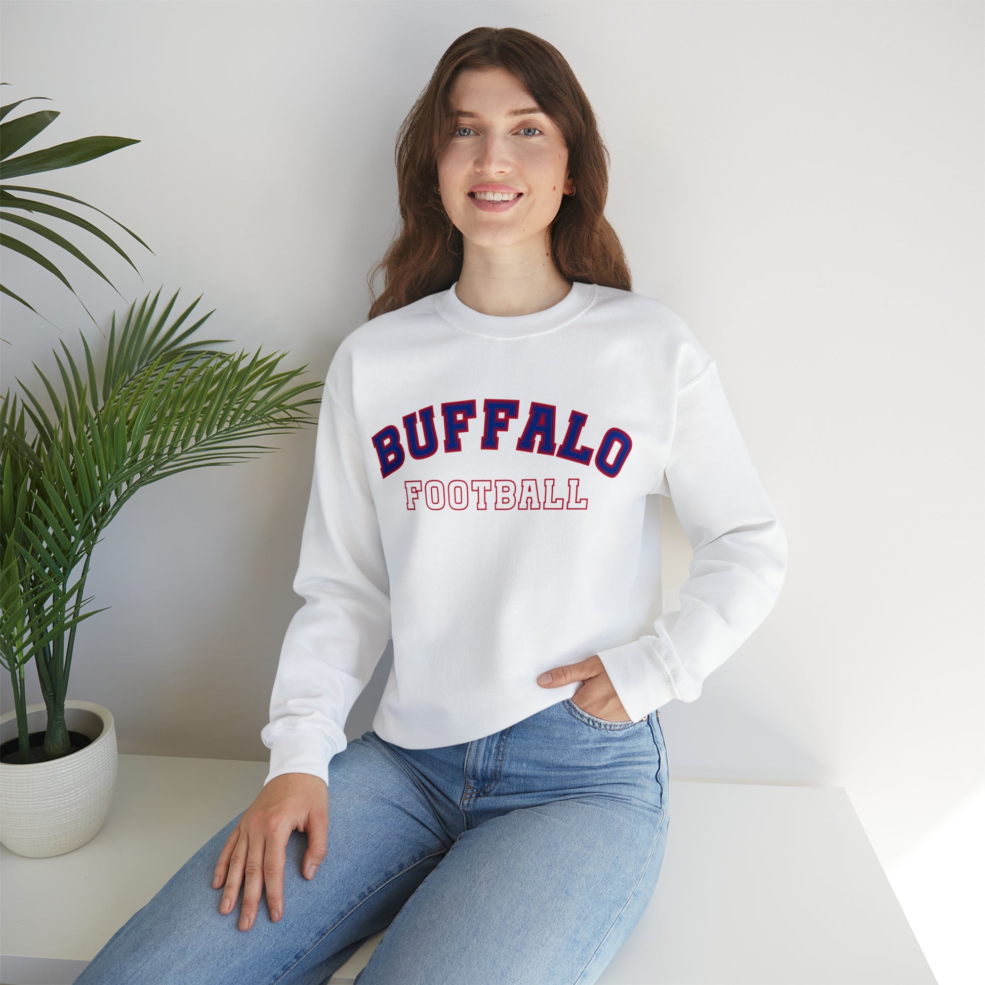 Buffalo Football Sweatshirt - Happy Place Studio