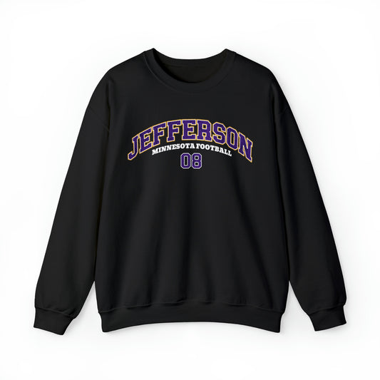 Justin Jefferson Sweatshirt, Minnesota Football Sweatshirt,Justin Jefferson Crewneck,Skol Minnesota,Justin Jefferson Shirt,Viking Sweatshirt - Happy Place Studio