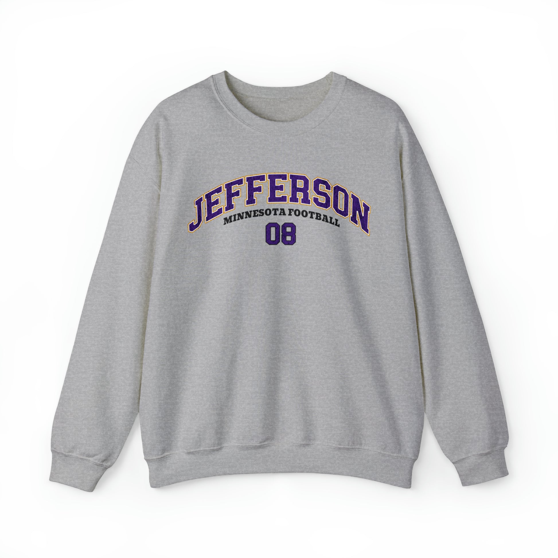 Justin Jefferson Sweatshirt, Minnesota Football Sweatshirt,Justin Jefferson Crewneck,Skol Minnesota,Justin Jefferson Shirt,Viking Sweatshirt - Happy Place Studio