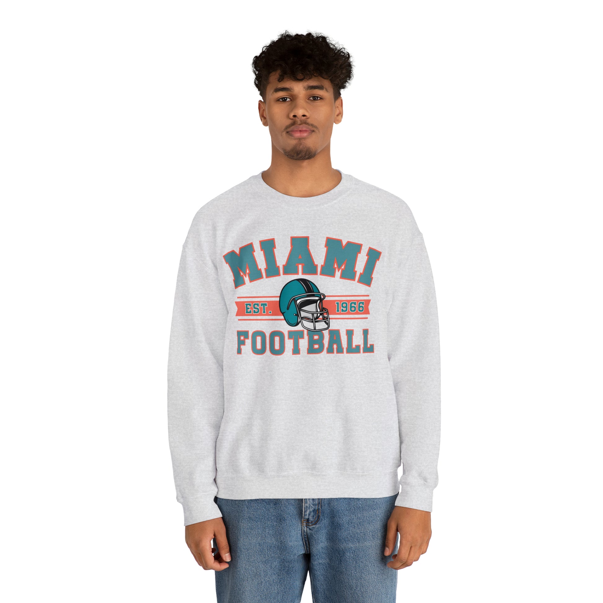 Miami Football Sweatshirt - Happy Place Studio