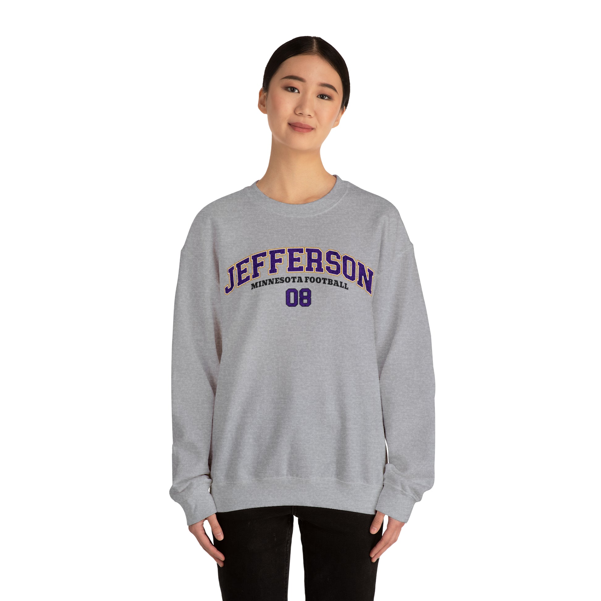 Justin Jefferson Sweatshirt, Minnesota Football Sweatshirt,Justin Jefferson Crewneck,Skol Minnesota,Justin Jefferson Shirt,Viking Sweatshirt - Happy Place Studio