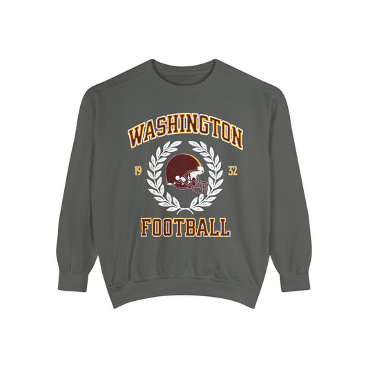 Comfort Colors Washington Football Sweatshirt, Commander Sweatshirt, Vintage Washington Football Shirt, Washington Football Hoodie