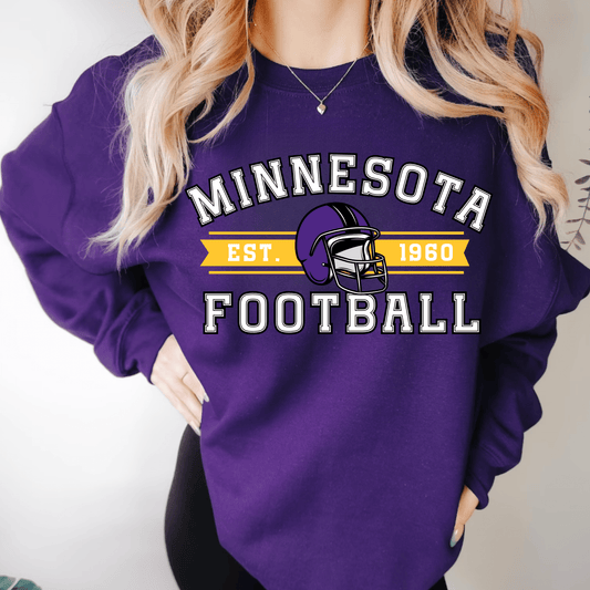Minnesota Football Sweatshirt - Happy Place Studio