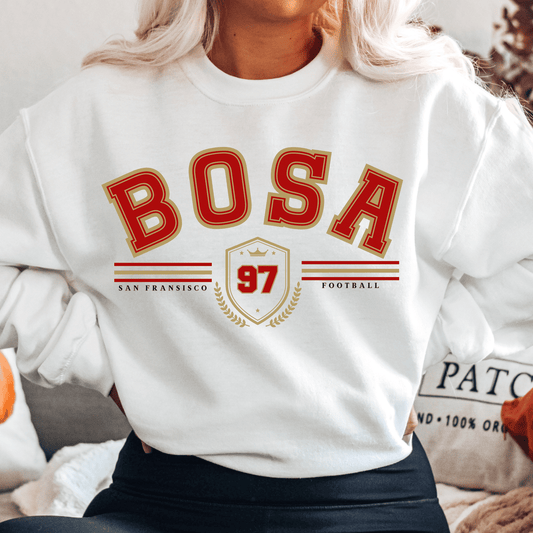 Nick Bosa Sweatshirt - Happy Place Studio