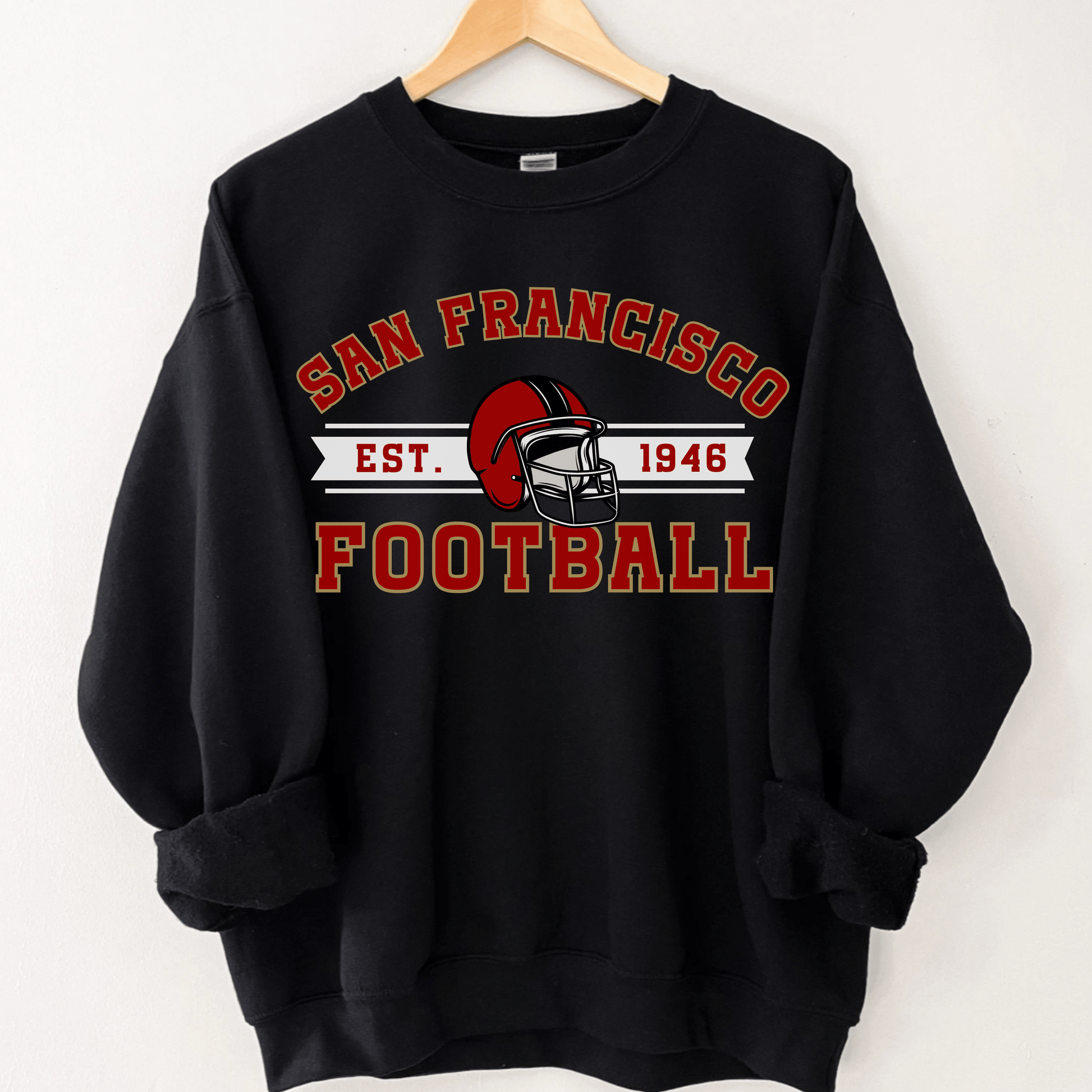 San Francisco Football Sweatshirt - Happy Place Studio