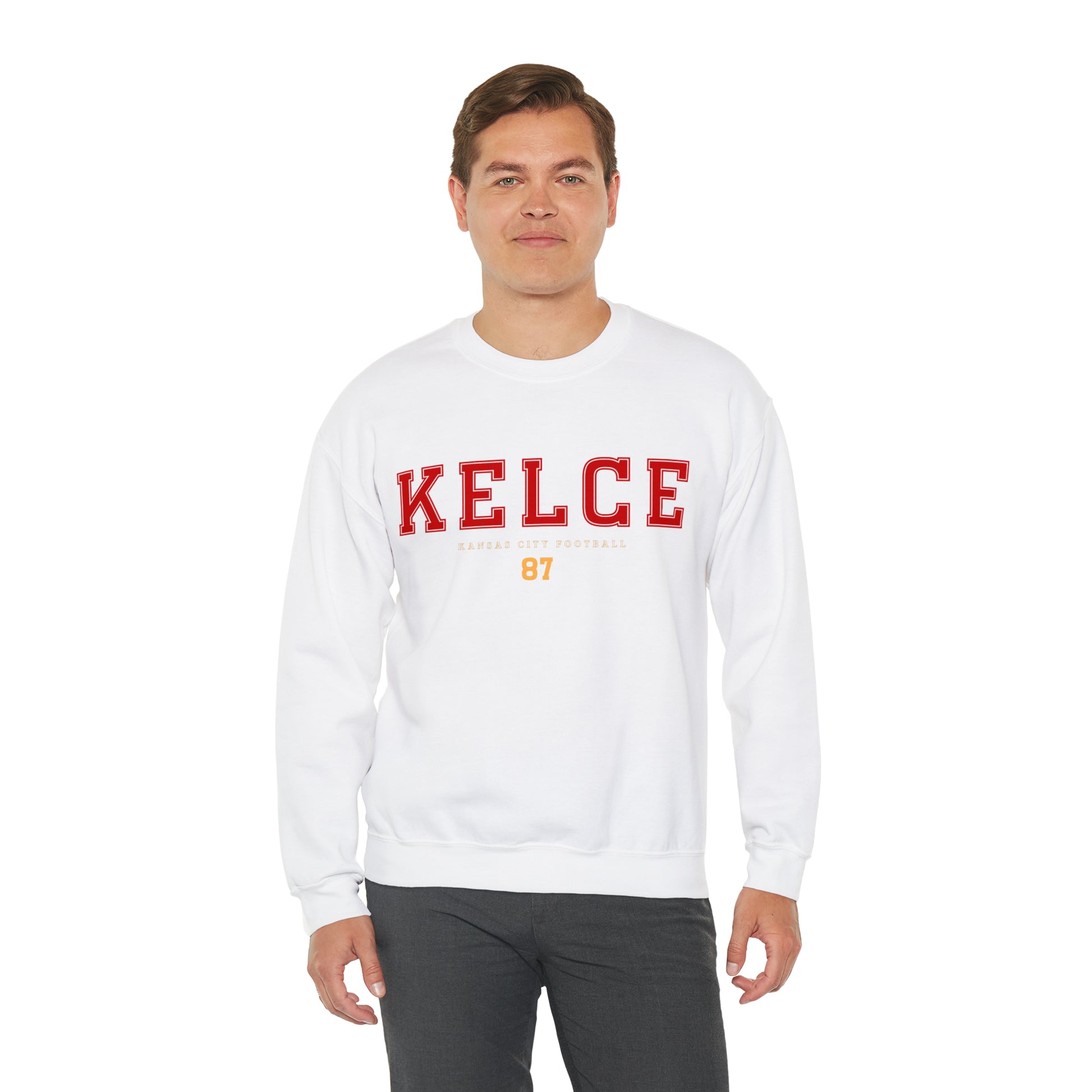 Travis Kelce 87 Sweatshirt - Happy Place Studio