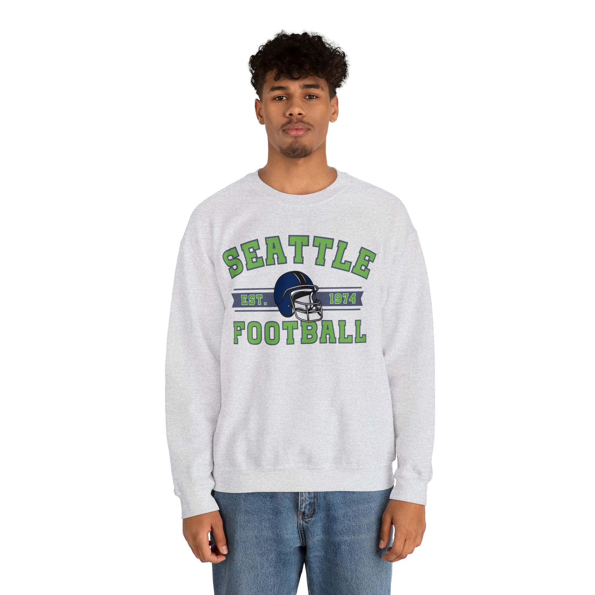 Seattle Football Crewneck - Happy Place Studio