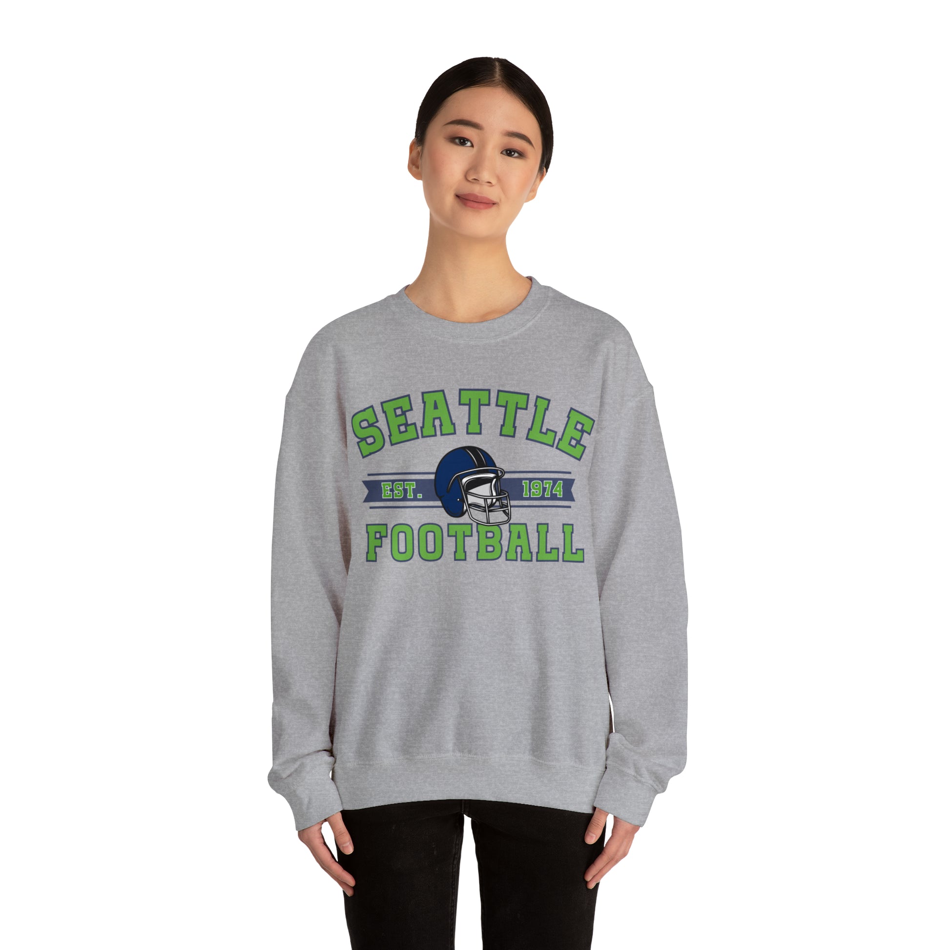 Seattle Football Crewneck - Happy Place Studio
