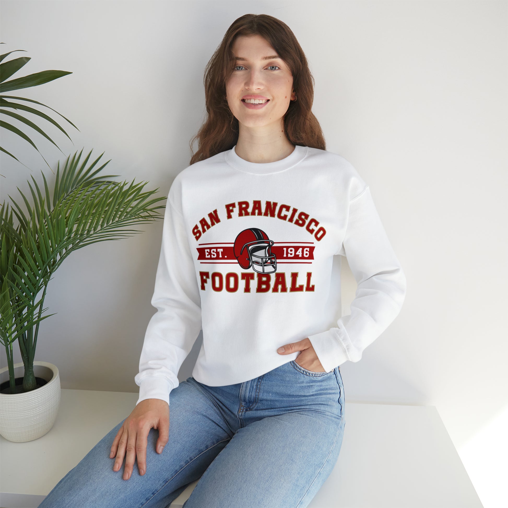 San Francisco Football Sweatshirt - Happy Place Studio