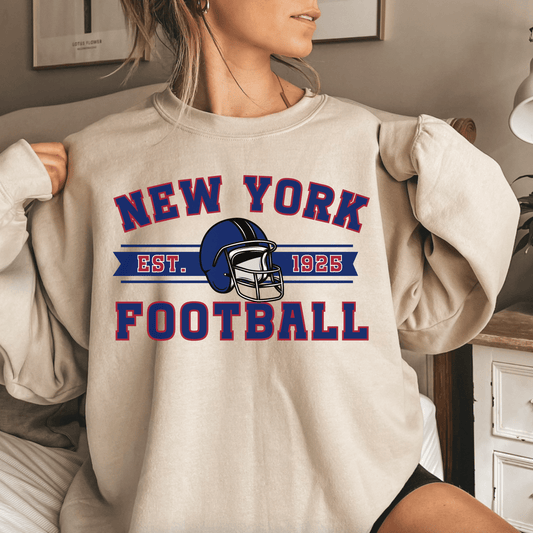 New York Football Crewneck - Happy Place Studio